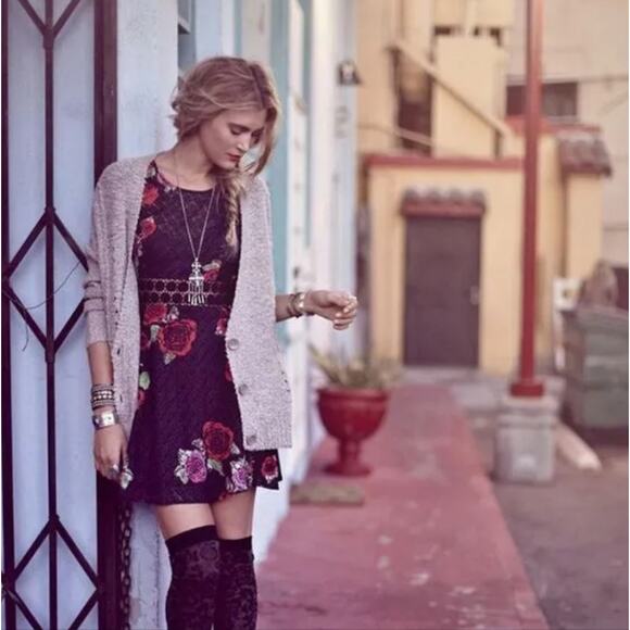 Free People Rose Daisy Chain Mini Dress - Picture 10 of 10
